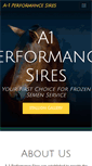 Mobile Screenshot of a-1performancesires.com